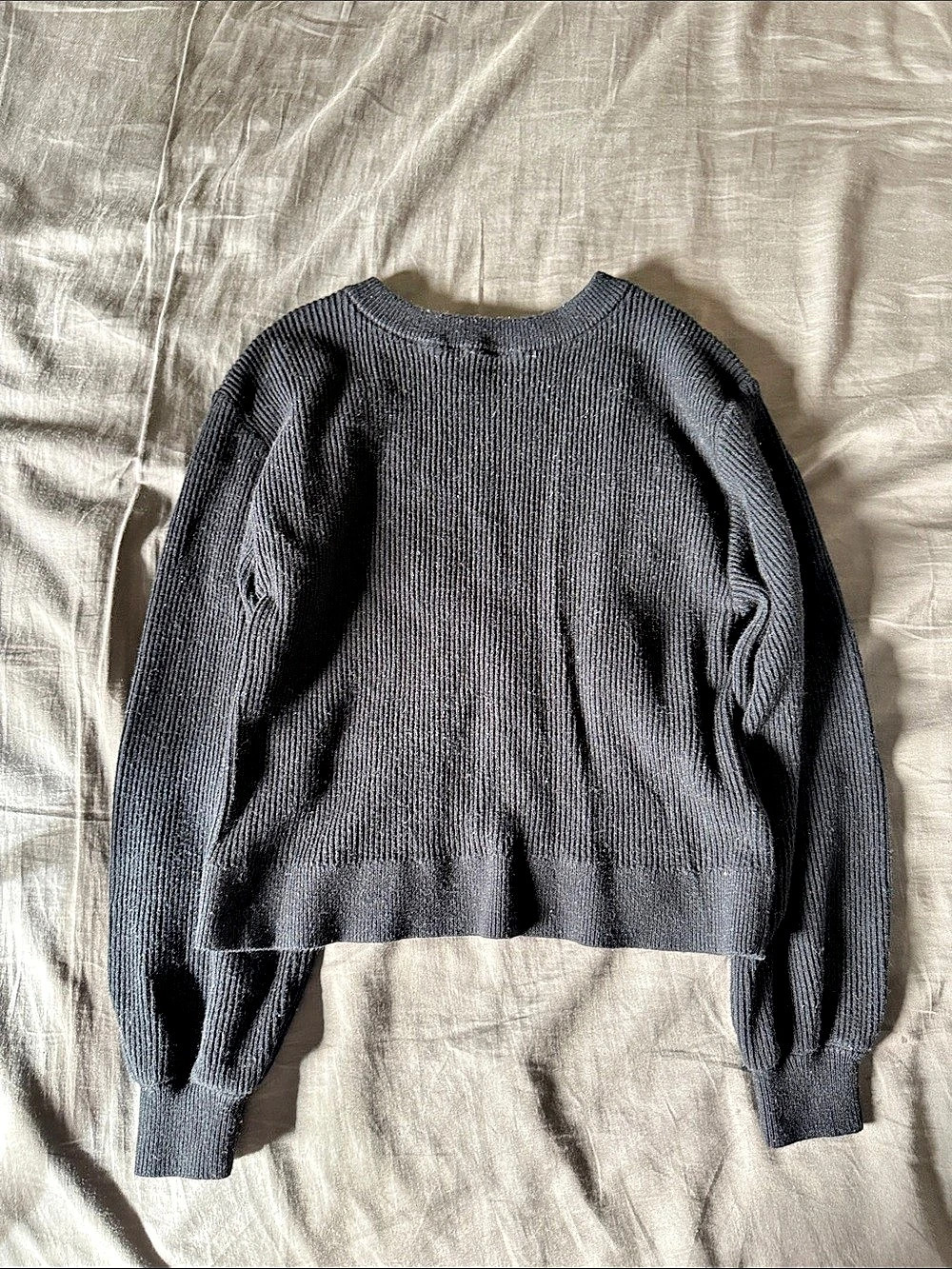 lululemon Reversible Crossover Sweater Black Cotton Sweater Size XS